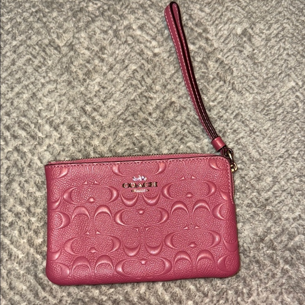 Coach Pink Wristlet